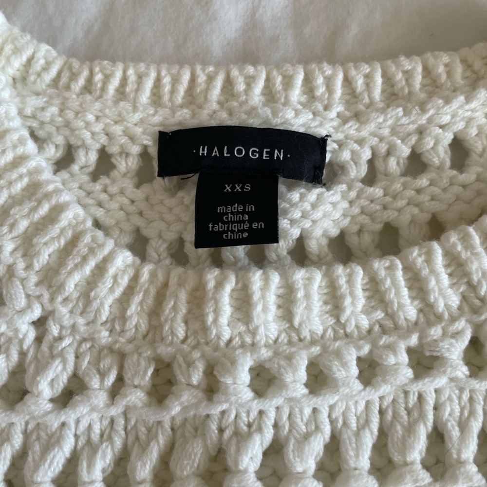Halogen Crochet Top - Picture 3 of 6